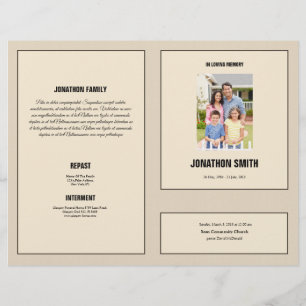 Funeral Brochure Template