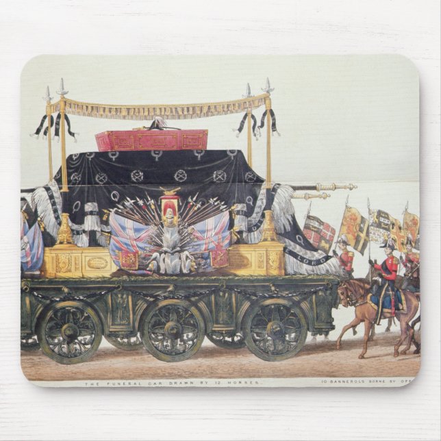 Funeral Car of the Duke of Wellington, 1853 Mouse Pad (Front)