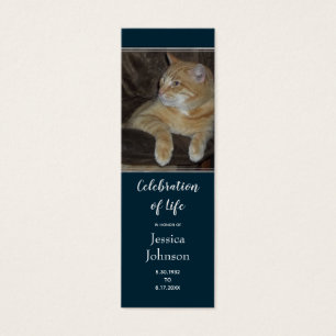 Funeral Celebration of Life Keepsake