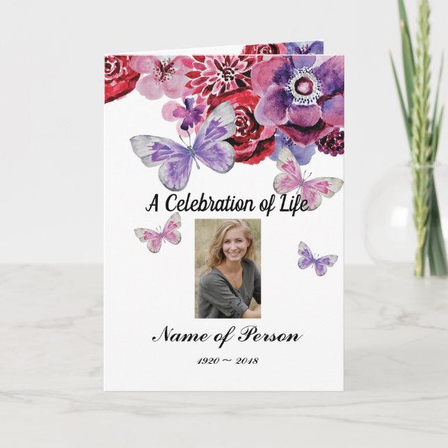 Funeral/Celebration of Life/Memorial Program (Front)