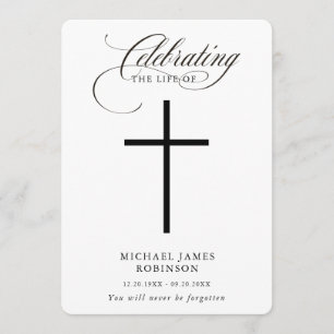 Funeral Celebration of Life Order of Service Program