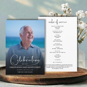 Funeral Celebration of Life Photo Program