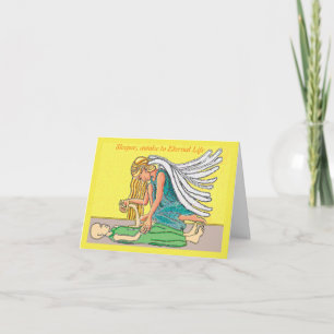 Funeral condolences thank you card