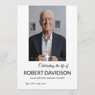 Funeral Custom Memorial Photo Table Program