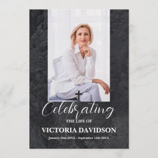 Funeral Custom Memorial Photo Table Program