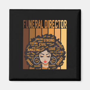 Funeral Director African American Women Black Hist Magnet