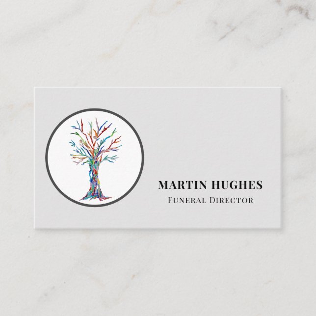 Funeral Director Business Card (Front)