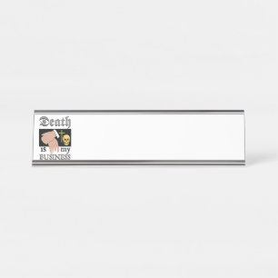 Funeral Director Desk Name Plate