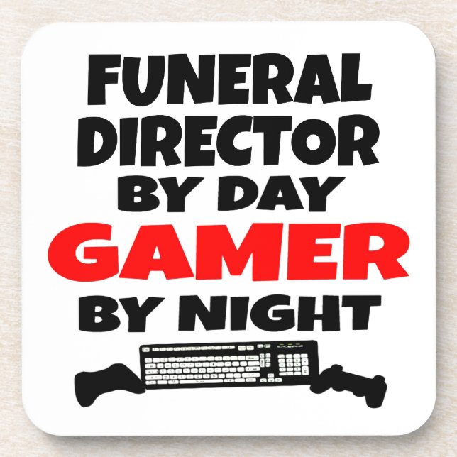 Funeral Director Gamer Coaster (Front)