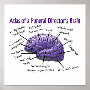 Funeral Director/Mortician Funny Poster