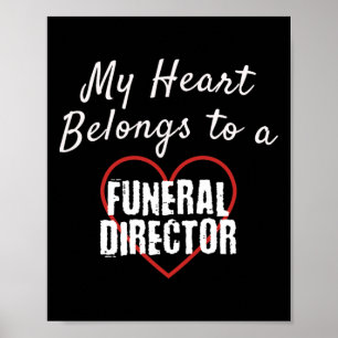 Funeral Director My Heart Belongs To Love Valentin Poster