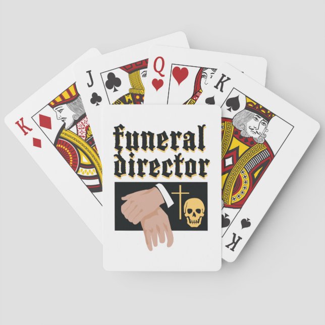 Funeral Director Playing Cards (Back)
