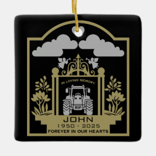 Funeral For A Farmer Ceramic Ornament