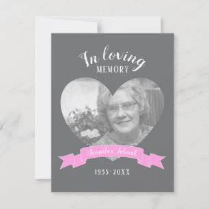 Funeral in loving memory clouds prayer poem card