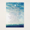 Funeral in loving memory clouds prayer / poem card