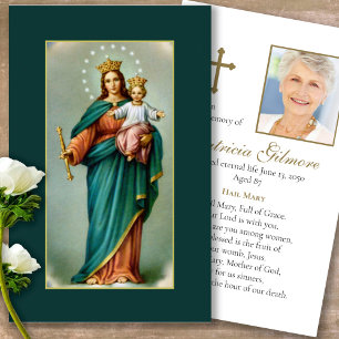 Funeral Loss Our Lady Prayer Sympathy Cards