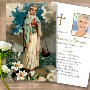 Funeral Loss Stella Maris Prayer Sympathy Cards