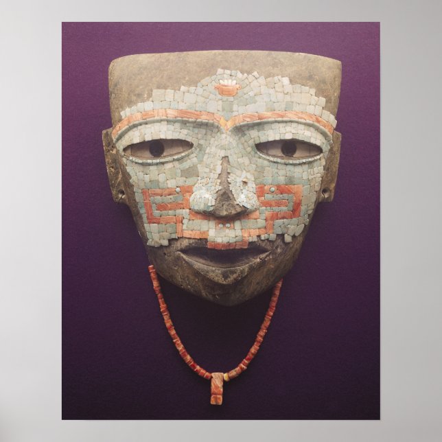 Funeral mask from Teotihuacan Poster (Front)