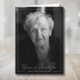 Funeral Memorial Celebration of Life Program