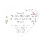 Funeral memorial gift wildflower scatter seed