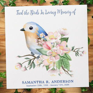 Funeral Memorial Loving Memory Bird Seed Packet Envelope
