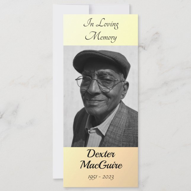 Funeral Memorial Prayer Card | Eternally Yours (Front)