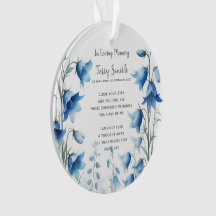 Funeral / Memorial Remembrance Ornament