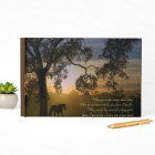 Funeral Memorial Spiritual Horse and Oak Tree Gues