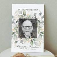 Funeral Memorial Sympathy Poem Prayer Thank You