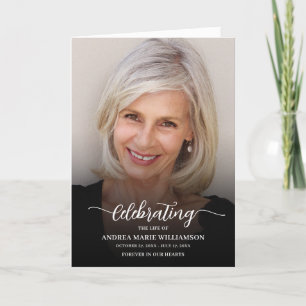 Funeral Obituary Order of Service Photo Program