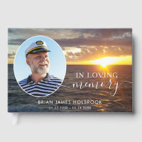 Funeral Ocean Sunset Photo In Memory Guestbook