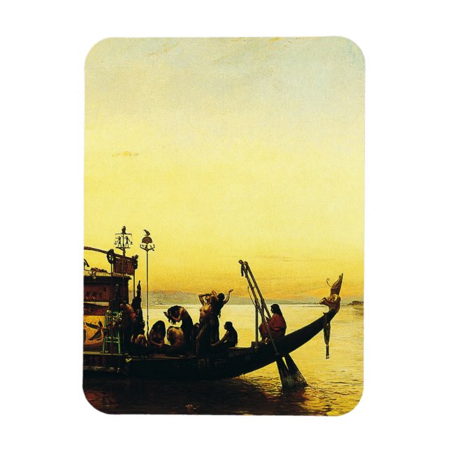 Funeral of a Mommy on the Nile by Frederick Arthur Magnet (Vertical)