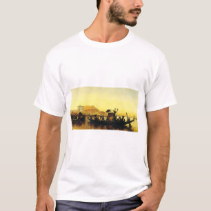 Funeral of a Mummy on the Nile by Frederick Arthur T-Shirt