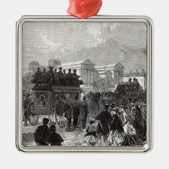 Funeral of Sergeant Brett Metal Tree Decoration (Front)