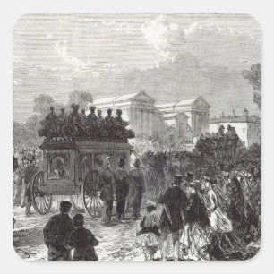 Funeral of Sergeant Brett Square Sticker