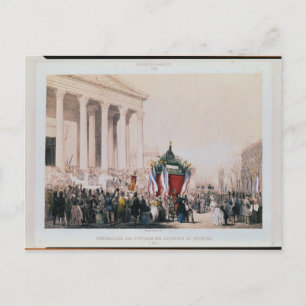 Funeral of the victims of the La Madeleine Postcard