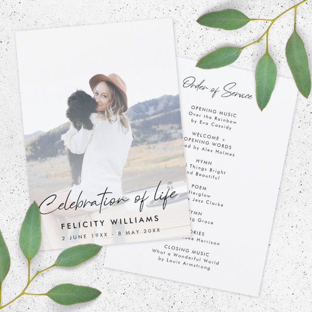 Funeral Order of Service | Celebration of Life Program (Creator Uploaded)