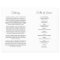 Funeral Order of Service | Photo Memorial Program