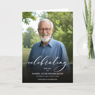 Funeral Order of Service Photo Program