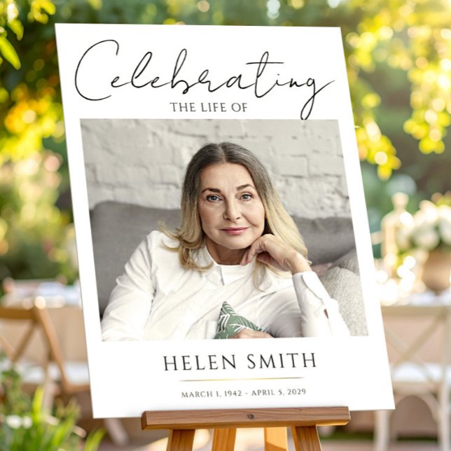 Funeral Photo Memorial For Mum Poster (Creator Uploaded)