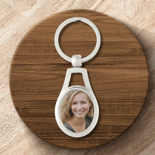 Funeral Photo Memorial Keepsake Key Ring