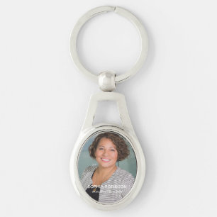 Funeral Photo Memorial Keepsake Key Ring