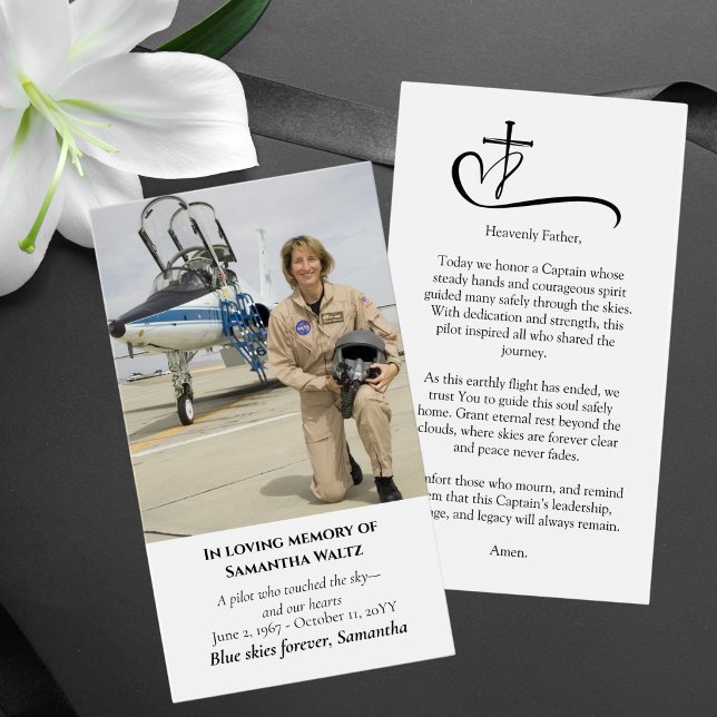 Funeral Photo Prayer for Pilot Modern Aviation (Creator Uploaded)