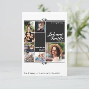 Funeral Prayer Card template
