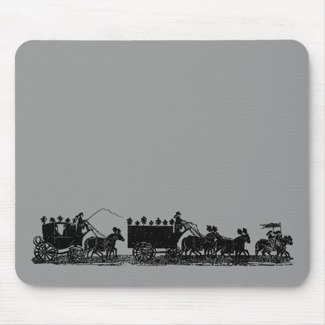 Funeral Procession Mouse Pad (Front)