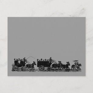 Funeral Procession Postcard