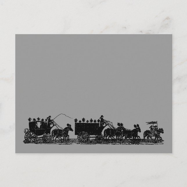 Funeral Procession Postcard (Front)