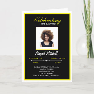 Funeral Program   Celebrating The Journey   FP0016