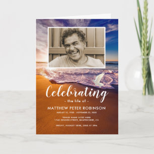 Funeral Program Ocean Order of Service