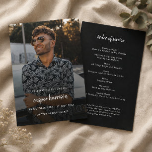 Funeral Program   Photo Memorial Order of Service